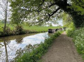 ellesemeer in de uk Aan 5 mei 2024 een visie van de shropshire unie kanaal in de buurt ellesmere foto