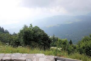 een visie van de oostenrijks platteland Bij st gilgen foto