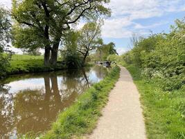 een visie van de shropshire unie kanaal in de buurt ellesmere foto