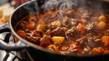 een Hoogwaardige kwaliteit Nederlands oven veelzijdig voor Koken alles van stoofschotels naar gebakken brood met buitengewoon resultaten foto