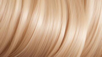 ai gegenereerd ultra glimmend blond haar- swatch generatief ai foto