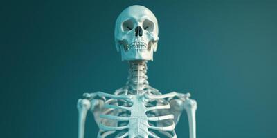 menselijk skelet model- foto