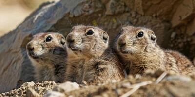 gopher in de wild foto