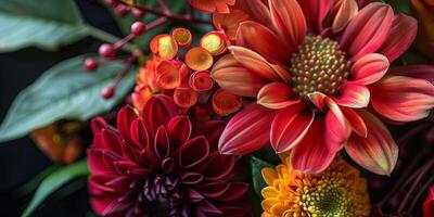 abstract botanisch bloemen achtergrond patroon foto