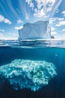 ijsberg in antarctica foto