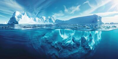 ijsberg in antarctica foto