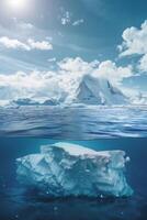 ijsberg in antarctica foto