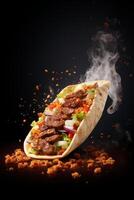 heerlijk shoarma kebab foto