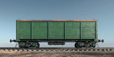 vracht trein lading levering foto