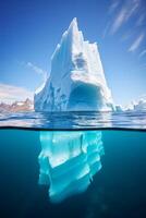 antarctisch zee ijsberg foto