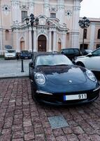 Litouwen, vilnius, april 11, 2024 - auto porsche 911 carrera s foto