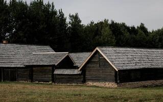 oud houten huis foto