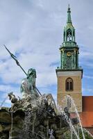 fontein van nepture - berlijn, Duitsland foto