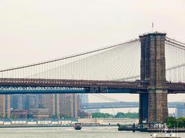 Brooklyn en Manhattan bruggen foto