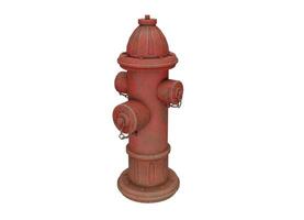 3d geven van brand water hydrant foto