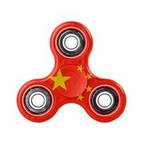 friemelen spinner met China vlag thema foto