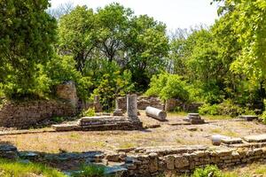 ruïnes van troy oude stad in canakkale turkiye foto