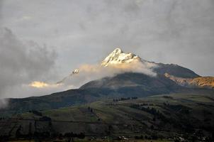 Ilinizas vulkaan, ecuador foto