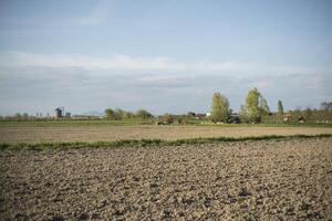 platteland panorama in de Italiaans vlaktes foto