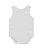 baby bodysuit Aan wit achtergrond foto