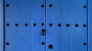 mediterraan blauw deuroppervlak foto
