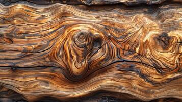 abstract oud hout structuur in warm licht foto