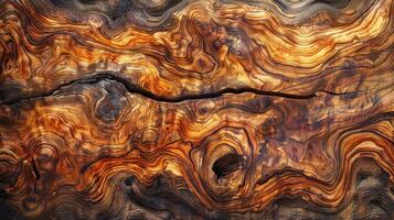 abstract oud hout structuur in warm licht foto