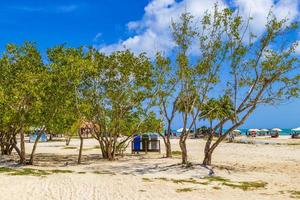playa del carmen mexico 28 mei 2021 tropisch mexicaans strand cenote punta esmeralda playa del carmen mexico.