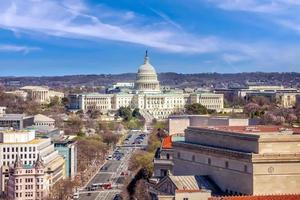 het hoofdgebouw van de Verenigde Staten in Washington, DC. foto