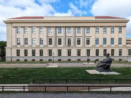 oud mooi gebouwen en architectuur omgeving groen park in Zagreb stad, Kroatië, hrvatska foto