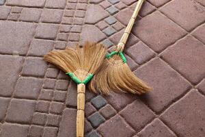 hand- gereedschap voor nat schoonmaak van gebouwen foto