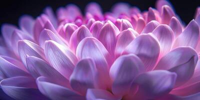 roze en Purper chrysant detailopname bloem, ai foto