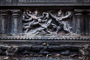 bas Verlichting. brihadishwara tempel, tanjore foto