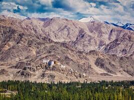 thiksey klooster. ladakh, Indië foto