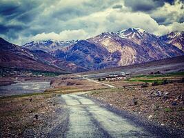 weg in Himalaya foto