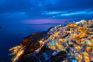 beroemd Grieks toerist bestemming oei, Griekenland foto