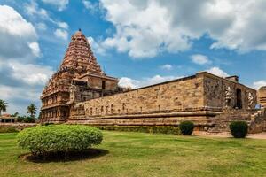 gangai Konda cholapuram tempel een van Super goed chola tempels. tamil nadu, Indië foto