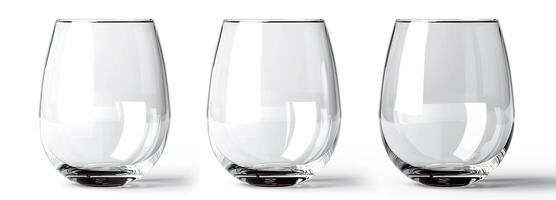 elegant en strak, deze reeks van Doorzichtig glas wijn bril brengt een tintje van modern elegantie naar avondeten partijen en wijn proeverijen met hun verfijnd, minimalistische kijken foto