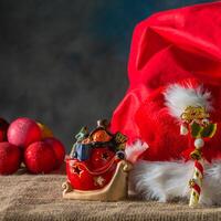 kerst decoratie achtergrond foto