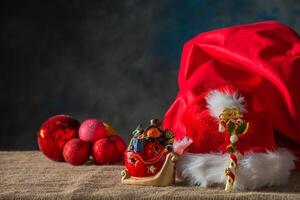 kerst decoratie achtergrond foto