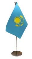 vlag republik van Kazachstan geïsoleerd foto