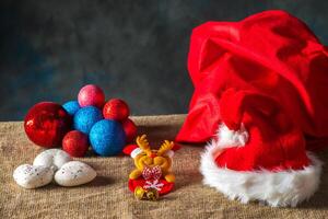 kerst decoratie achtergrond foto