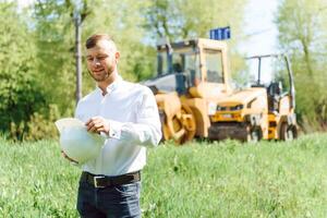 bouwkunde bouw bedrijf, is gebouw een nieuw weg werken foto