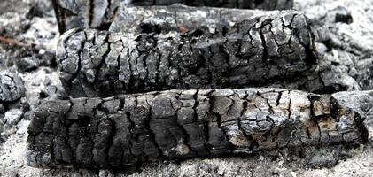patroon van verbrand brandhout gedetailleerd voorraad foto