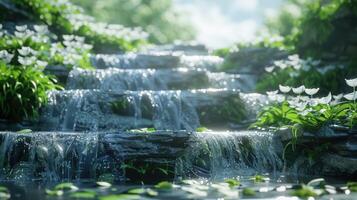 waterval, water, watervallen foto