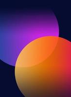 abstracte kleurverloopillustratie met oranje en paarse kleur. gradiëntsjablonen met zachte textuur en lichte kleuren. toepasbaar voor ontwerpomslag, sociale media, behang, poster en meer.