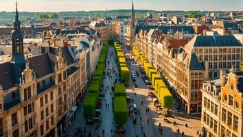 mooi stad dinan belgie foto