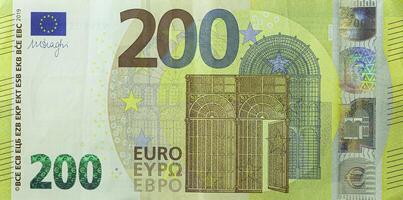 twee honderd euro Bill 3 foto