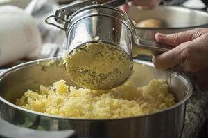 puree aardappelen naar maken puree foto