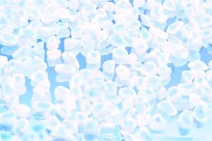 transparant wit stenen Aan blauw.moleculair verkoudheid temperatuur foto